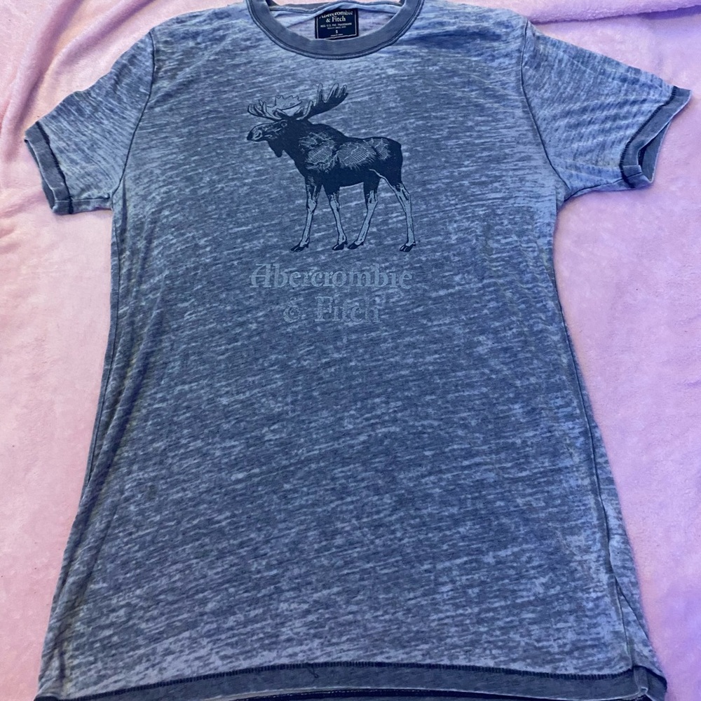 Abercrombie and Fitch Moose Print Graphic Tee